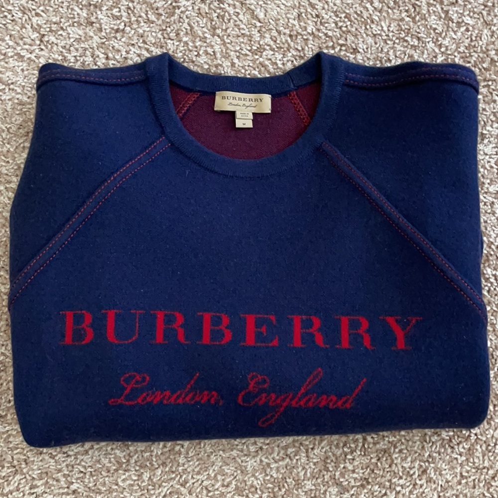 BURBERRY WOOL/CASHMERE SWEATER
